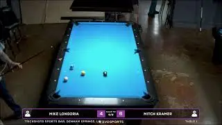 MIKE LONGORIA  vs MITCH KRAMER  - TRICKSHOTS SPORTS BAR - TABLE 1 | EvoSports