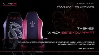 GAMEON House Of Dragon Gaming Chair - DC Character series Licensed Gaming Chairs - Comfort & Style