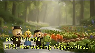 🌿 Noriteng&rsquo;s Little Forest Friends EP8 &ndash; Harvesting Vegetables! 🥕💧 Learn V, W