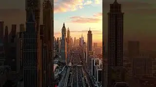 Dubai&rsquo;s Sheikh Zayed Road from the Sky 🌆🚗  This View Is INSANE! - Circle The Globe Travel