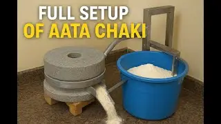 Full Setup of Aata Chaki | Complete Flour Mill Installation at Home 🌾