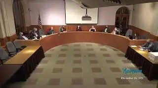 Newtown Borough Council Meeting  12-14-21