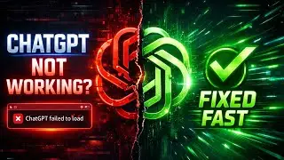 ChatGPT Not Working Today? Fix ChatGPT Errors, Loading & Login Issues (100% Working)