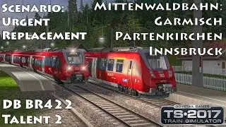 Mittenwaldbahn: Garmisch - Innsbruck | Scenario: Urgent Replacement ► Train Simulator 1440
