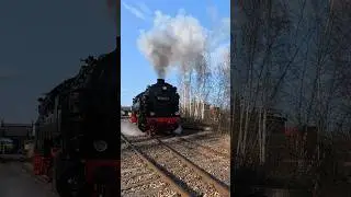 95 1027 alias die Bergk&ouml;nigin-Anfahrt bei den F&uuml;hrerstandsmitfahrten in Sta&szlig;furt #dampflok#eisenbahn