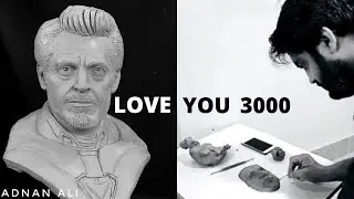 Iron Man Sculpture Timelapse - Avengers (Infinity War/Endgame) | Inspired by Steven Richter