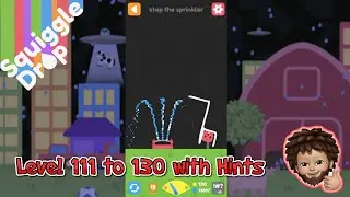 Squiggle Drop - Level 111 to 130 Walkthrough with Hints Enabled