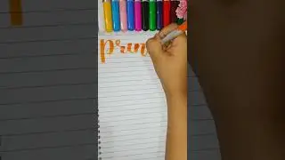 writing my subscriber name. #calligraphymasters #calligraphylovers