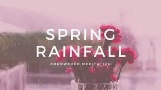 soothing light spring rain sounds & white noise to help you have deep sleep | 4 hours