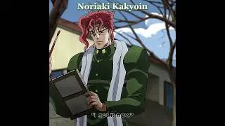 First and Last lines of Kakyoin in the Dub. #jjba #shorts #anime
