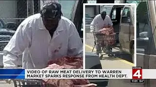 Video of raw meat delivery to Warren market sparks response from Health Dept.