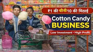 Budhiya Ke Baal Business 🍭 | Cotton Candy Business 🍬 | Low Investment 🚀 High Profit 🔥