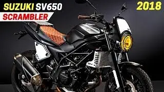 НОВЫЙ Suzuki SV650 Scrambler 2018 года от C-Racer &mdash; потрясающий концепт-кар нового дизайна