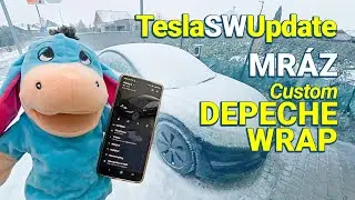 TeslaOslík: Prvá aktualizácia Depeche Wrap Ľadovica 1. stupňa Human SpaceX Remix  (Tesla Model 3)