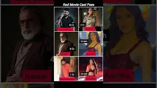 Red Movie Cast Fees #skc20#rampothineni#vennelakishore#telugumovies#amritha#malvika#tollywood