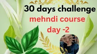 Mehndi class- 2/how to learn mehndi for beginners/basic to bridal mehndi course/vaishnomehndidesign 