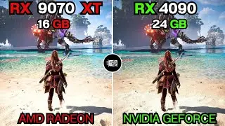 RX 9070 XT VS RTX 4090 + Ryzen 7 7800X3D | 20 Games Tested in 1080P, 1440P & 4K!