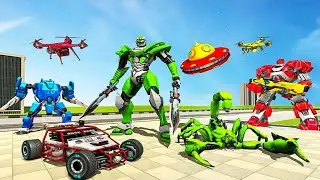 Scorpion Robot Car UFO Mech Robot Transformation Game 2021 - Android Gameplay