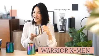Easy latteart with Warrior X-Men 420ml , from JIBBIJUG.  www.jibbijug.com