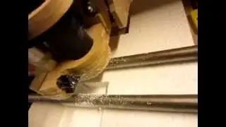 Phlatprinter CNC : Test de gravage dans une planche de mousse polystyrene