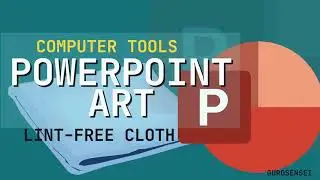 POWERPOINT ART | HOW TO DRAW IN POWERPOINT | LINT-FREE CLOTH #powerpoint #powerpointart #PPT
