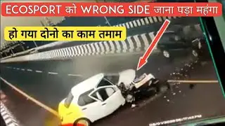 Accident of Ford Ecosport With Tata Indigo CS #shorts #youtubeshorts #accident #ecosport #tata