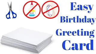 Easy and Beautiful Birthday Greeting Card /  Secret Message Gift İdeas For Best Friend