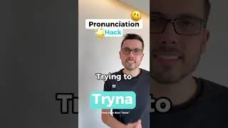 #7 Pronunciation Hack. &ldquo;Tryna&rdquo; 🤓📚 #englishhero #inglesfacil #inglesonline
