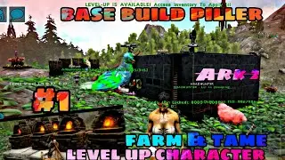 [ ARK 2 ULTIMATE MOBILE EDITION ] PVP DAY 1 LEVEL UP CHARACTER AND BUILD BASE