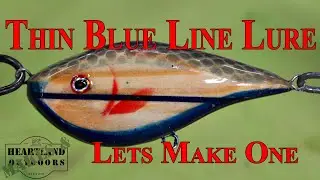 Thin Blue Line FIshing Lure, Lets make one