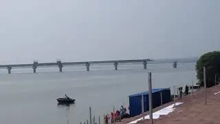 ALAMPUR RIVER, ALAMPUR TOWN, TELANGANA, INDIA