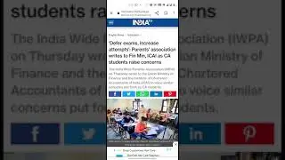 CA Foundation exams postponed ??? | Parents request to postpone exam and increase attempts.