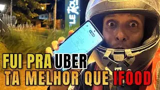 TROQUEI O ifood entregador PELA uber entregas VALEU Á PENA ? - o curioso maneiras