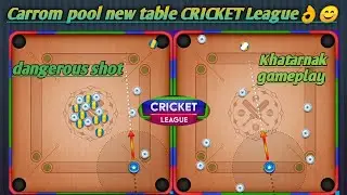 NEW TABLET CRICKET LEAGUE GAMEPLAY | Carrom pool hard gaming 🔥🔥