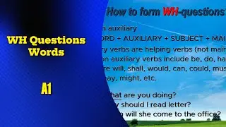 WH  Question words