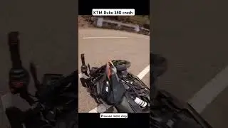 KTM Duke 250 crash 🥲🥲