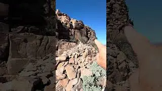 &ldquo;Ancient Fortress Ruin Site 8&rdquo; - eastern top walls-Sonoran Desert