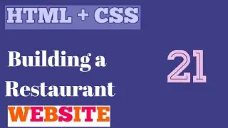 Building a Restaurant Website -21- Creating a Button