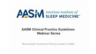 Pharmacologic Treatment of Insomnia