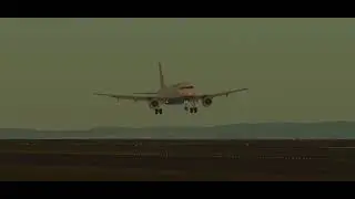 Smooth Landing In Belgrade On a Croatia Airlines A319