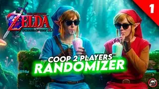 CAOS TOTAL! Zelda Ocarina of Time COOP RANDOMIZER: Ser&aacute; que a gente zera? ⚔️
