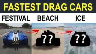 FASTEST DRAG Car In EVERY Drag Event In Forza Horizon 4 l Quarter Mile, Half Mile, Beach & More!