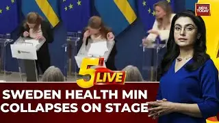 Watch Video: Swedish Health Minister Collapses On TV; The Danger Of Low Blood Sugar | India Today