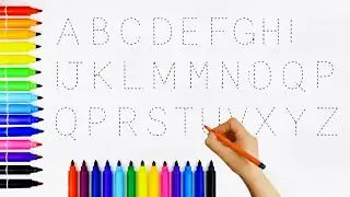 Alphabet ABCD Writing Practice 📚🖍️| Letter Tracing from A to Z | A for Apple 🍎 