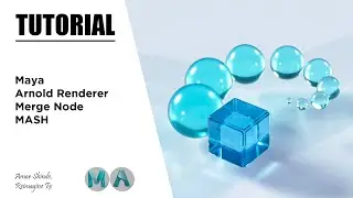 Объединение узлов в MASH | Maya и Arnold Renderer | Учебное пособие