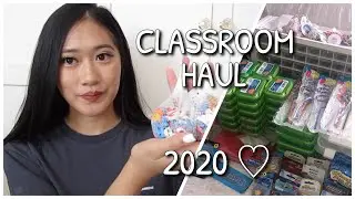 FIRST GRADE TEACHER CLASSROOM HAUL 2020 ♡ Amazon, Target, Dollar Tree, Michaels