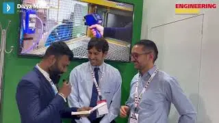 Luca Matteucci - MD , Federico Poli - Product Manager ,MARPOSS AEROEL at WIRE INDIA 2022 Hall 1 ,F93