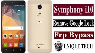 Symphony i10 FRP Bypass  Symphony i10 Google Account Unlock  FRP Unlock i10 New Method