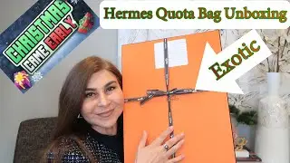 Hermes Quota Bag Unboxing Birkin or Kelly | Hermes Birkin Touch Alligator & Ostrich | OxanaLV