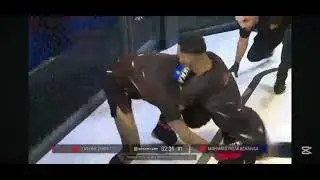 Nizar benaissa puts his opponent to sleep with guillotine choke on the 1st round #daimar #mma#viral